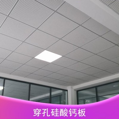 穿孔硅酸钙板 不变形易切割 体育馆吊顶墙面装修 泰牛建材图2