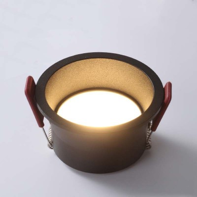 防眩筒灯 嵌入式家用7.5开孔天花灯客厅过道无主灯窄边防眩孔灯图3