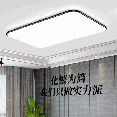 led吸顶灯长方形大灯客厅灯卧室灯具简约现代超薄家用家装大厅灯图3