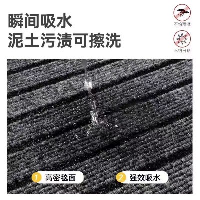 七条纹地毯家用厨房浴室商用大面积入户门垫酒店走廊楼梯脚垫防滑图3