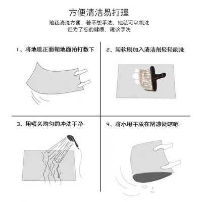 七条纹地毯家用厨房浴室商用大面积入户门垫酒店走廊楼梯脚垫防滑图4