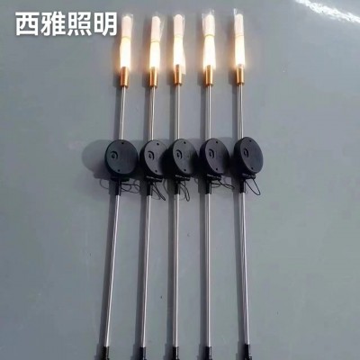 芦苇灯户外装饰地插草坪灯防水亚克力芦苇棒景观亮化工程led灯图3