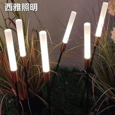 芦苇灯户外装饰地插草坪灯防水亚克力芦苇棒景观亮化工程led灯图4