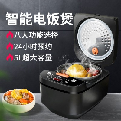 工厂特价多功能家用先科电饭煲5L大容量智能预约先科电饭锅批发图2