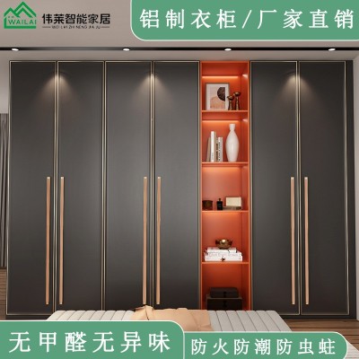 全铝家具全屋衣柜现代轻奢衣帽间一体整体组合定款全屋制家具套餐图3