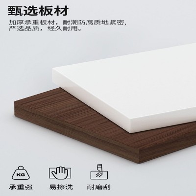 衣柜家用卧室小户型简易衣柜收纳柜子房间木质出租房经济 型挂衣橱图4