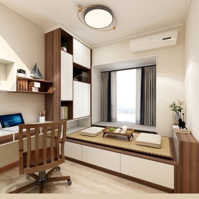 佛山全铝家具全屋制定 简约衣帽间玻璃门到顶 铝合金衣柜 橱柜加工图3