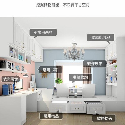 朗诗尼全屋整体家具衣柜定 制门到顶客厅卧室榻榻米衣帽间多层板图3
