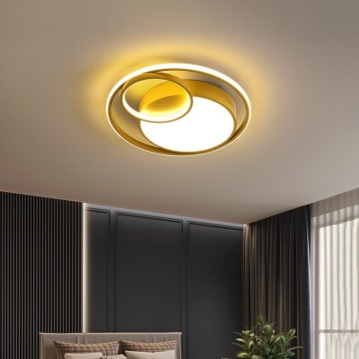 led吸顶灯主卧室灯阳台灯现代简约北欧房间客厅灯具家用大气创意图3