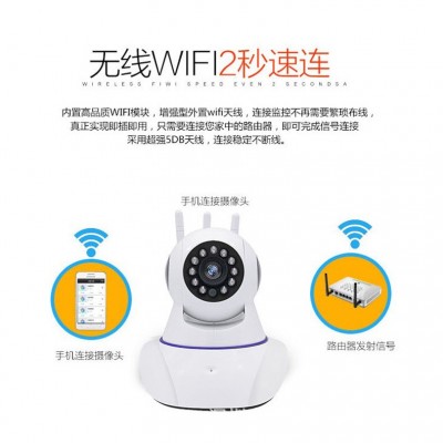 源头工厂 yoosee无线监控摄像头 语音对讲wifi手机远程高清监控器图2