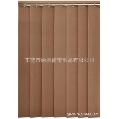 垂直百叶帘PVC竖百叶垂直窗帘89mm防水百叶电动窗帘东莞厂家卷帘图2