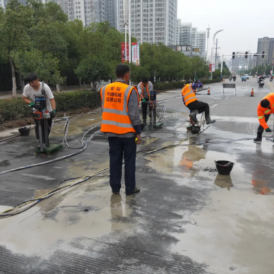 石博士CGM改性聚合物水泥注浆公路非开挖压密注浆材料快速通车图2