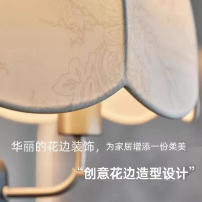 法式复古风餐厅吊灯设计师中古餐桌主灯吧台创意实木卧室衣帽间灯图4