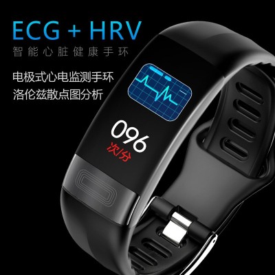P11智能手环ECG心电图健康测血压心率运动手表蓝牙防水一件代发图2