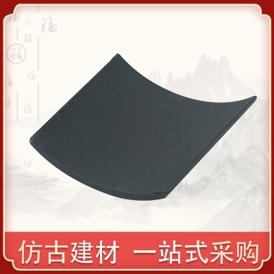 青瓦 厂家销售中式别墅小青瓦 苏式园林古建风格造型 青瓦片图4