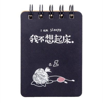 现货批发上翻小线圈本创意上翻便携小记事本线圈笔记本图5