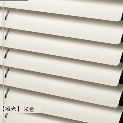 百叶窗帘免打孔办公室卫生间厨房浴室防水遮光升降铝百叶遮阳帘图5