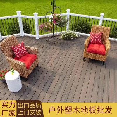 30mm 3公分厚 户外实心塑木地板现货 室外防腐木露台图4