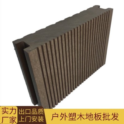 30mm 3公分厚 户外实心塑木地板现货 室外防腐木露台图2