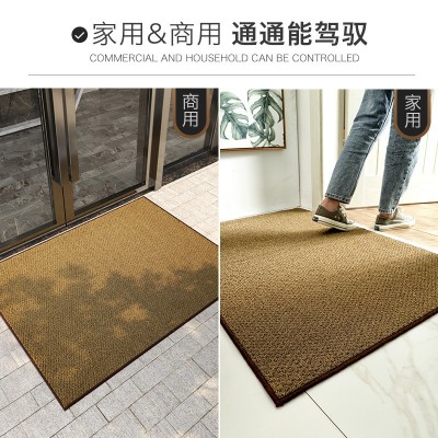 酒店大门口进门地毯商用防滑地垫 入户刮沙刮泥耐磨门垫椰棕脚垫图3