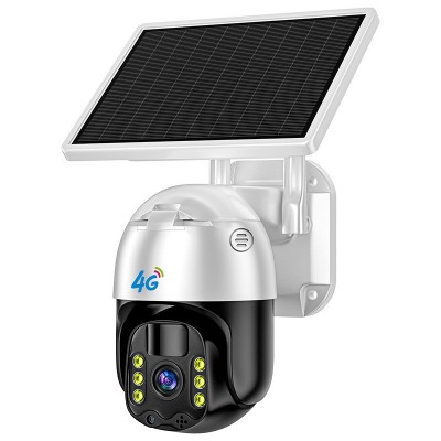4g户外360度连接wifi的太阳能监控摄像头低功耗监控器全彩夜视器图5