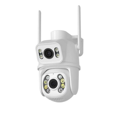 ICSEE夜视全彩室外防水WiFi4G双镜头双画面高清360度监控摄像头图5