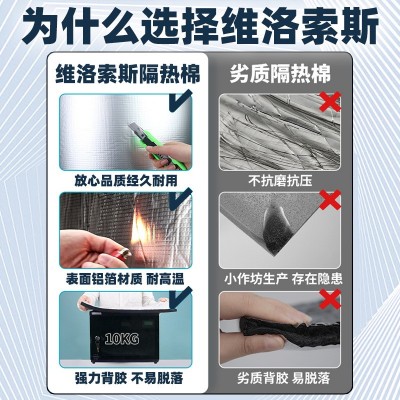 屋顶隔热棉耐高温铝箔保温棉自粘保温材料楼顶隔热膜阳光房隔热板图2