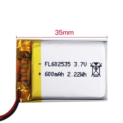 聚合物锂电池FL602535-600mah无线wifi 音箱行车记录仪数码产品图3