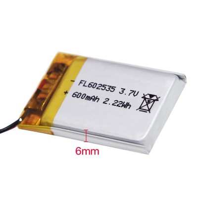 聚合物锂电池FL602535-600mah无线wifi 音箱行车记录仪数码产品图5