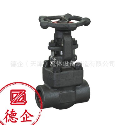 锻钢螺纹闸阀 黑体内丝扣阀门 Z15H 耐磨耐腐耐氧化 工厂认证图4