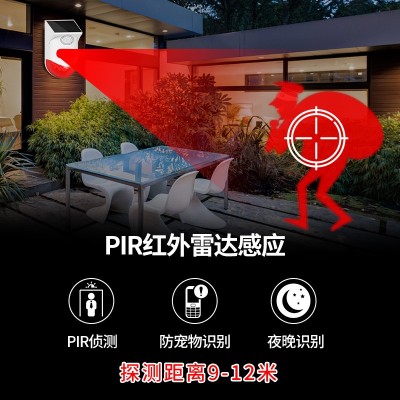 太阳能红外报警器户外远程防盗防小偷感应警报器亚马逊速卖通专供图5