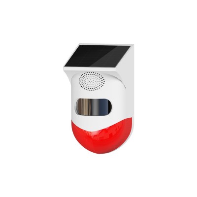 人体红外感应声光报警器WiFi太阳能警笛户外森林防火动物驱赶器图4