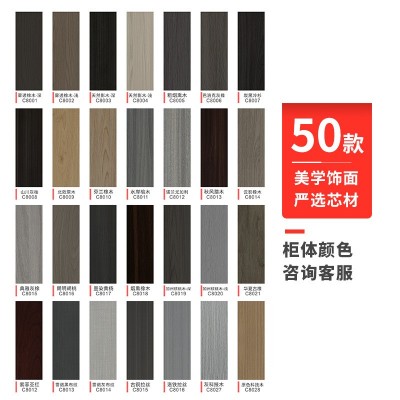 全屋衣柜家具欧松板颗粒多层板家具加工 板式衣柜橱柜书柜PET门板图3