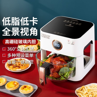 申花可视空气炸锅家用多功能智能薯条机全自动电炸锅礼品批发代发图2