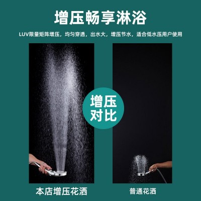 新款洗头莲蓬头多功能手持花洒卫生间浴霸可拆增压淋浴花洒喷头图3