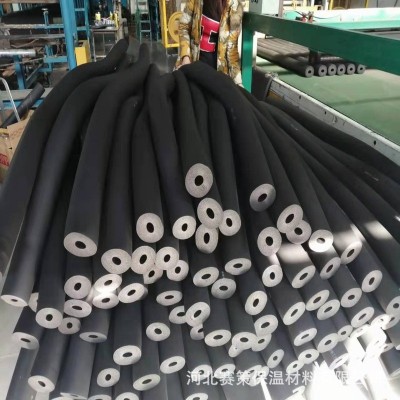 橡塑管壳 保温橡塑海绵管 b1级阻燃橡塑工程管 橡塑空调管图3