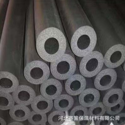 橡塑管壳 保温橡塑海绵管 b1级阻燃橡塑工程管 橡塑空调管图2