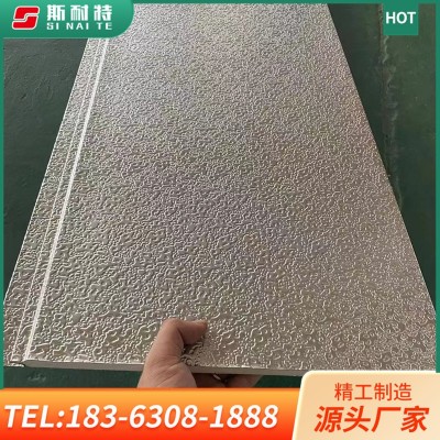 金属雕花板内外墙保温板聚氨酯夹芯装饰板外墙保温装饰一体板图3