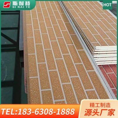 金属雕花板内外墙保温板聚氨酯夹芯装饰板外墙保温装饰一体板图2