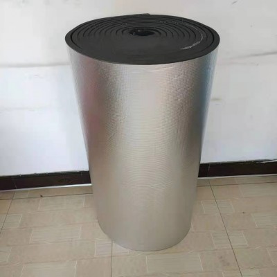 批发隔热保温棉板 屋顶自粘铝箔橡塑保温棉 隔音棉橡塑保温材料图4