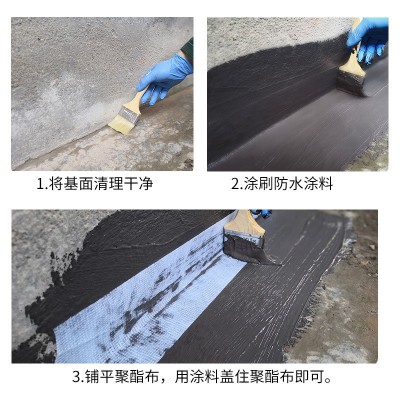 缝织聚酯布金属屋面聚酯布屋顶墙角彩钢瓦防水专用增强聚酯无纺布图3
