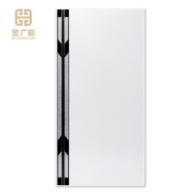 集成吊顶新款铝扣板300x600厨房阳台卫生间白色铝合金天花板材料图5