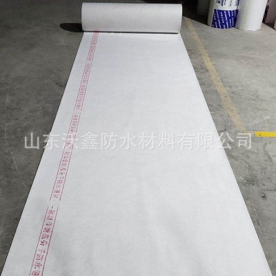 300g防水卷材卫生间屋顶聚乙烯楼顶地面防潮防水绿色丙纶布批发图4