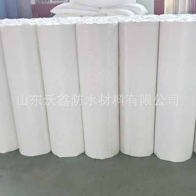 300g防水卷材卫生间屋顶聚乙烯楼顶地面防潮防水绿色丙纶布批发图3