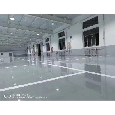 厂房地坪漆环氧自流平耐磨地坪固化剂地坪施工图5