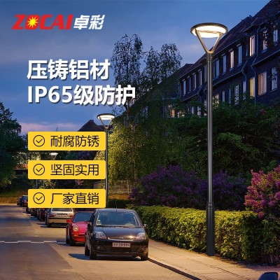 太阳能路灯庭院灯花园别墅小区家用户外照明灯室外防水高杆灯新款图2