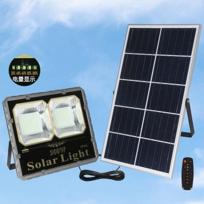 太阳能灯新款投光灯新农村家用庭院路灯户外超亮防水泛光灯私模图2