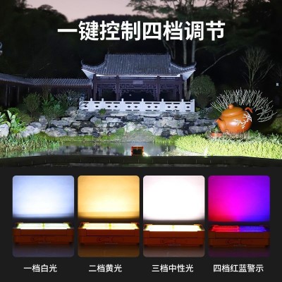 太阳能充电灯LED家用停电应急灯夜市灯露营照明灯亚马逊热销批发图2