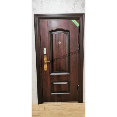 防盗门厂家批发工程门 用户标准仿实木防火入户门 钢制入户防盗门图5