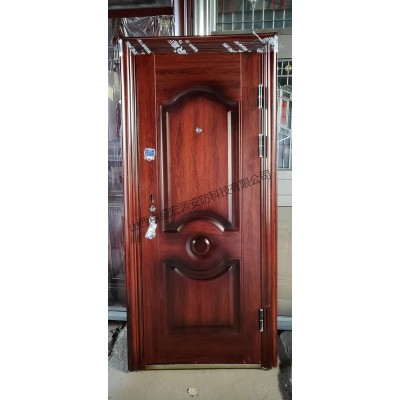 防盗门厂家批发工程门 用户标准仿实木防火入户门 钢制入户防盗门图3
